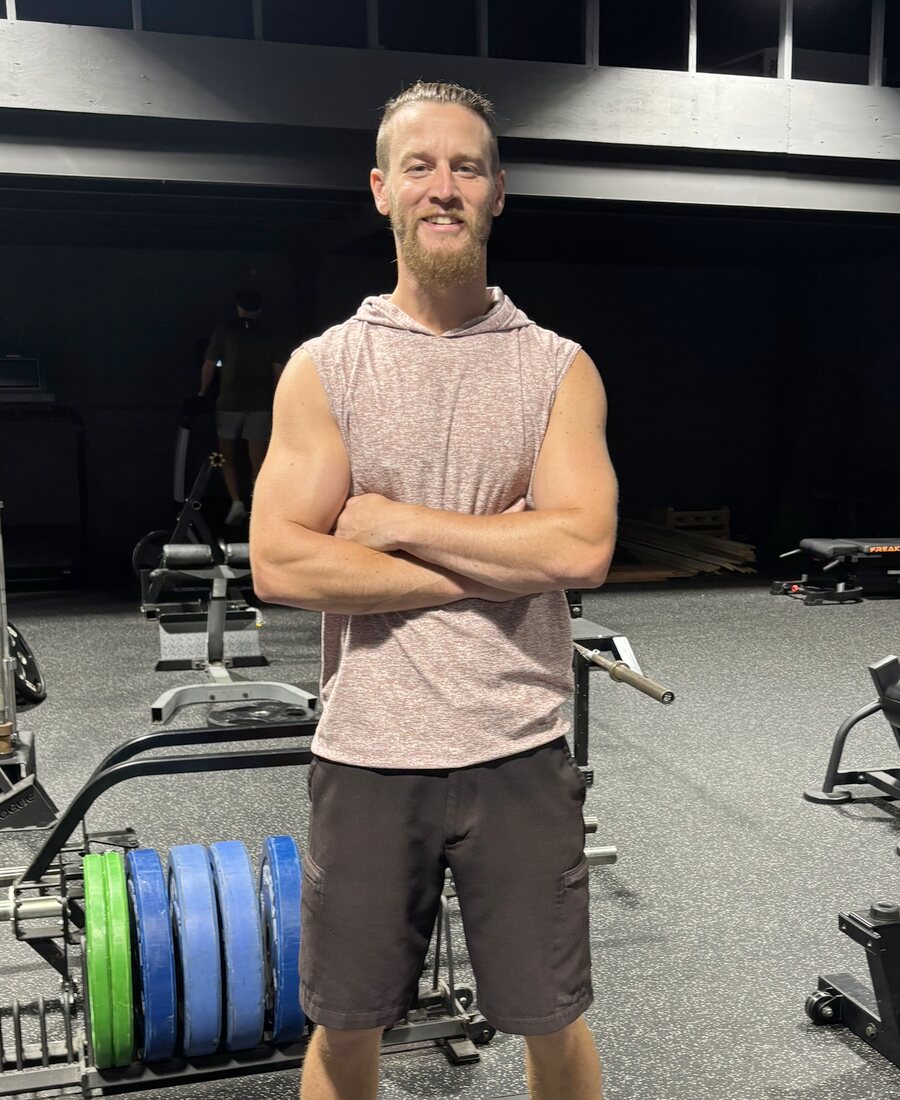 Portrait of Coach Pat Sturdahl at the gym in Warwick
